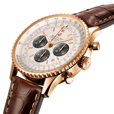 leonardo jewelers breitling|Breitling Navitimer 46 B01 Automatic Chronograph 18K Rose .